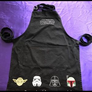 🤖🤖 STAR WARS Black Kids Apron by WILLAMS SONOMA